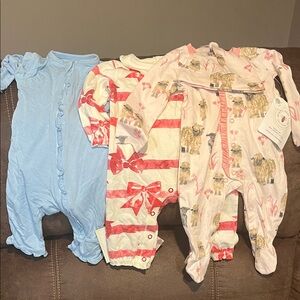 Adorable Kids One Piece Set - Blue, Red, Pink